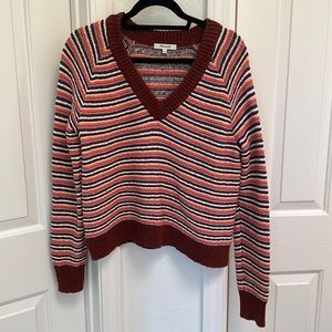 Madewell Stripped Fall Sweater | Size Small